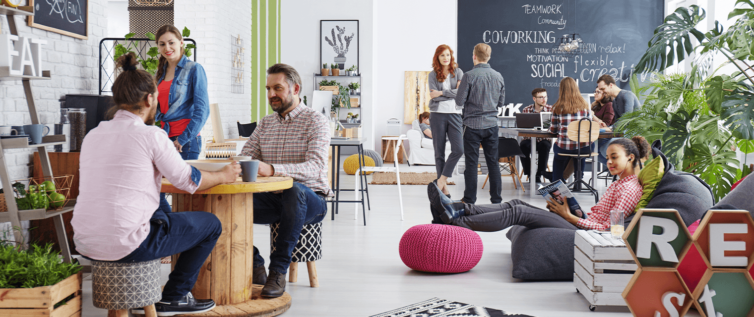 modernes arbeiten büro der zukunft