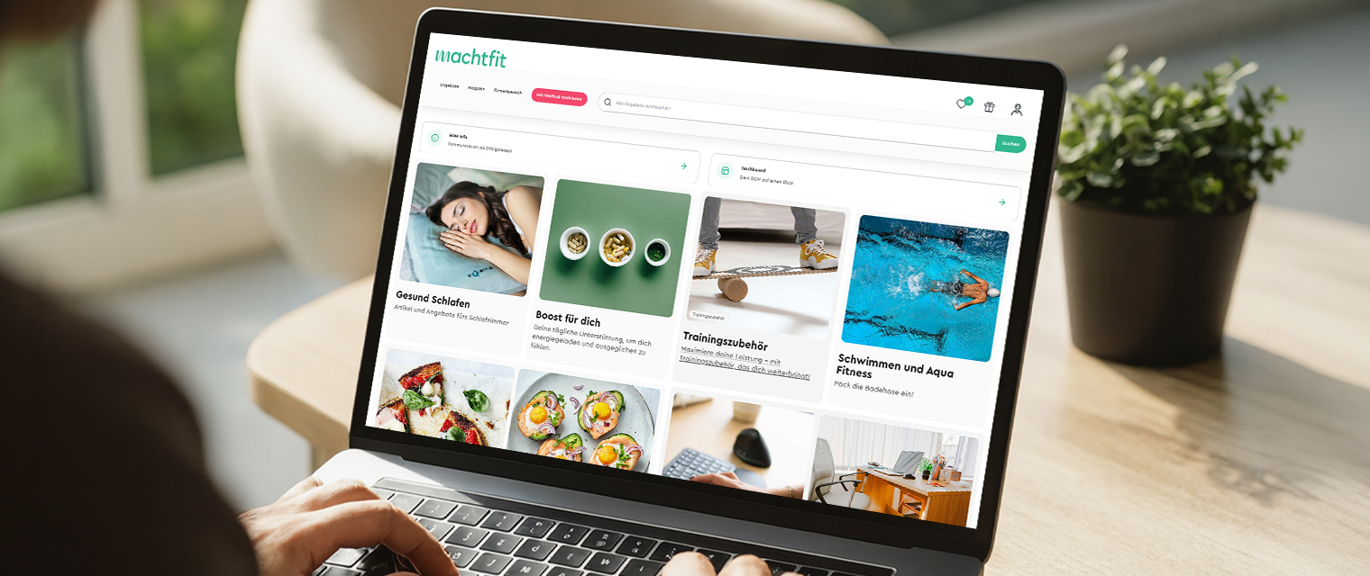 machtfit Plattform aus Sicht der Nutzerin